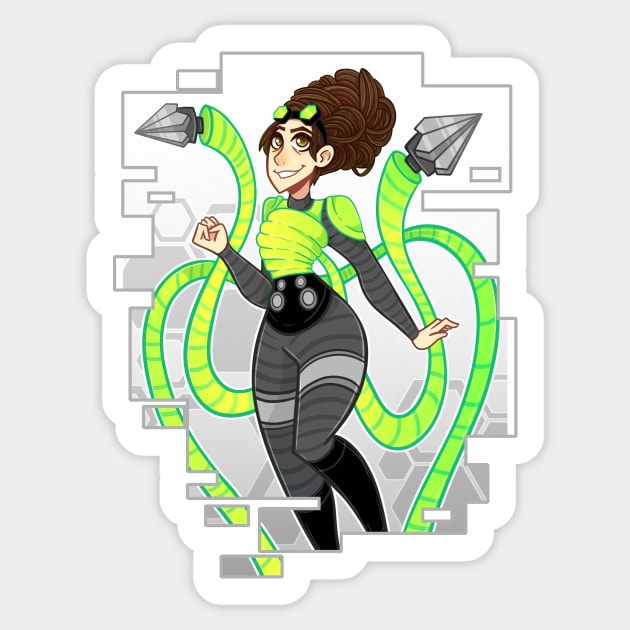 Dr. Octavia Sticker by Rigiroony